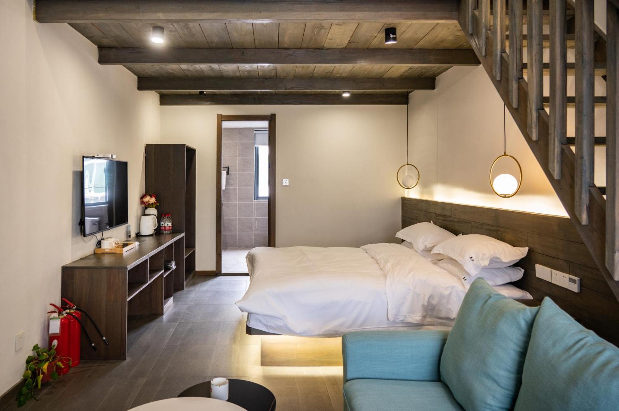 Tingjian Musu Private Soup Design Homestay - South Gate Of Wuzhen Xizha Scenic Area Tongxiang Luaran gambar