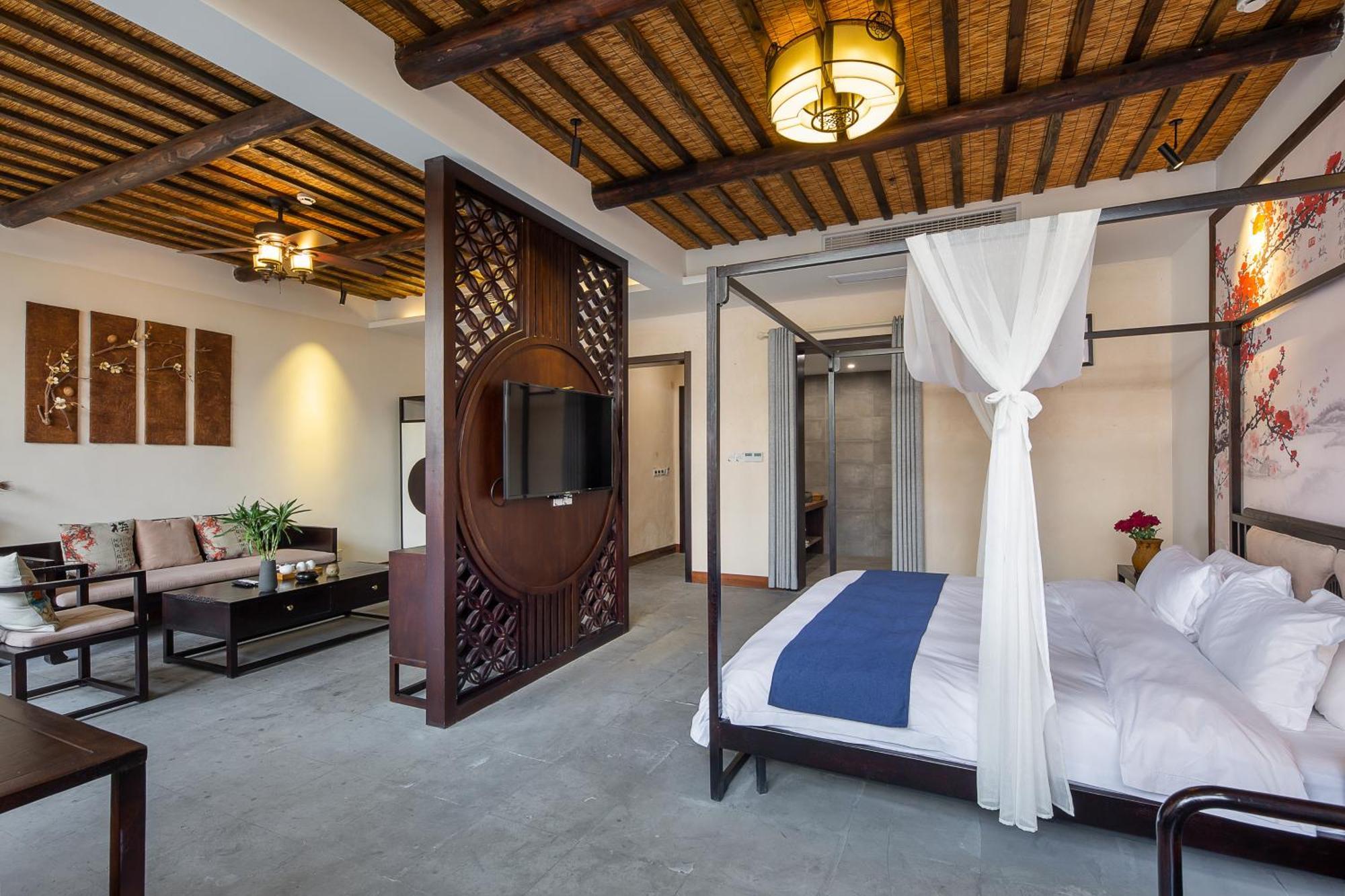Tingjian Musu Private Soup Design Homestay - South Gate Of Wuzhen Xizha Scenic Area Tongxiang Luaran gambar