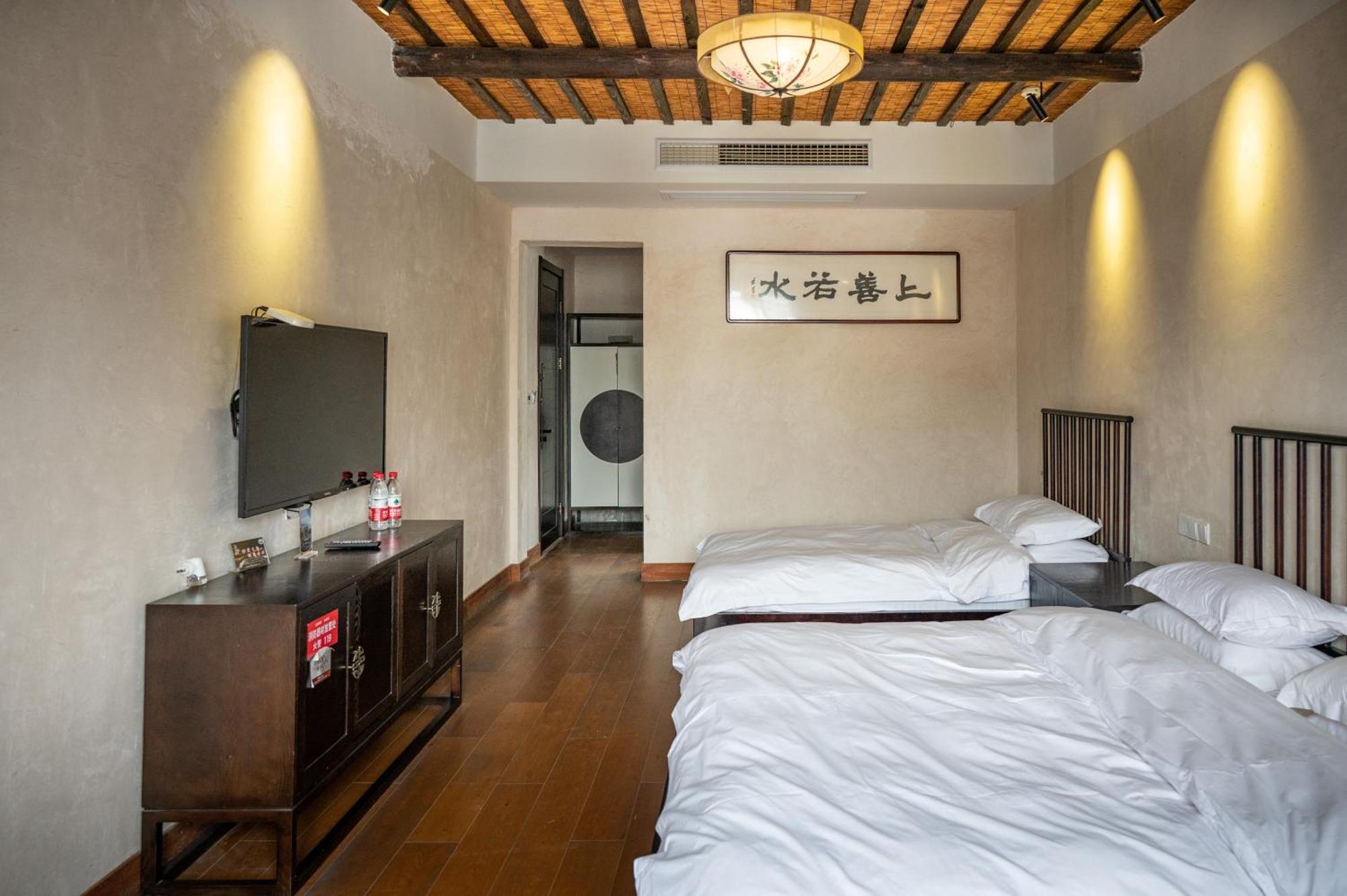 Tingjian Musu Private Soup Design Homestay - South Gate Of Wuzhen Xizha Scenic Area Tongxiang Luaran gambar