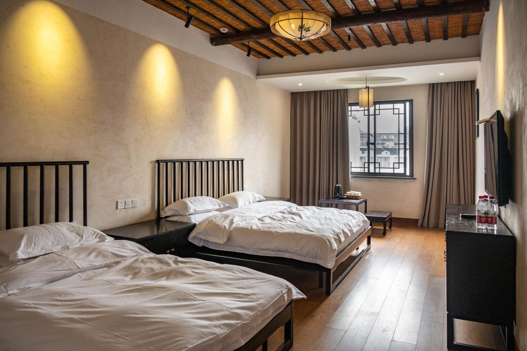 Tingjian Musu Private Soup Design Homestay - South Gate Of Wuzhen Xizha Scenic Area Tongxiang Luaran gambar